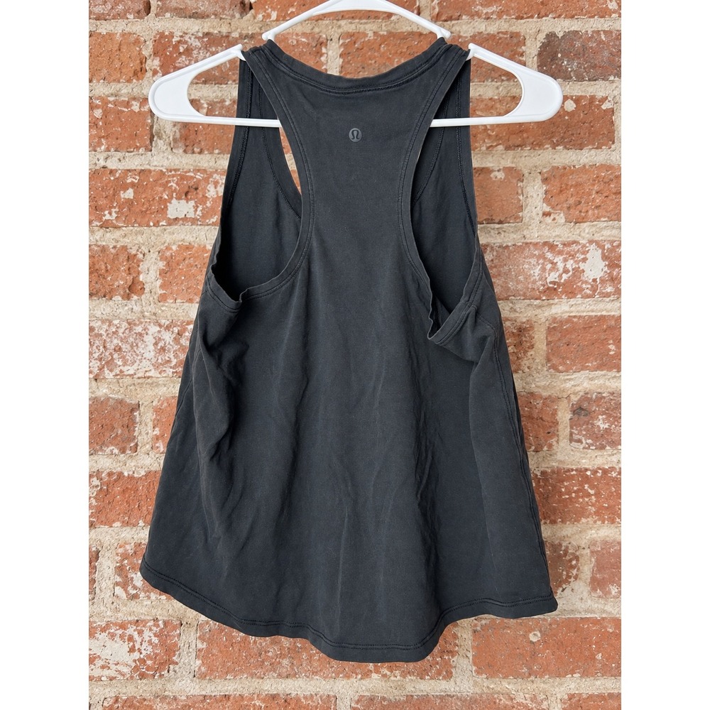Lululemon Tank Top Black Racerback Basic Minimalist Workout Gym Lounge Yoga